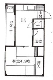 センターランド清瀬の間取り画像