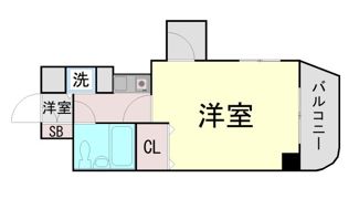 ライオンズマンション三宮東第2の間取り画像