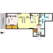 クランツ朝生田の間取り画像