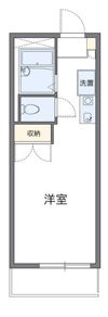 レオパレス中筋の間取り画像
