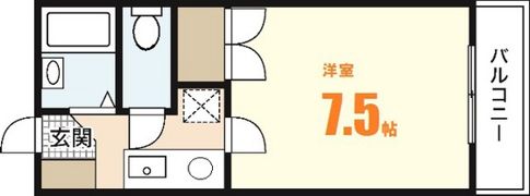 レジデンス新木の間取り画像