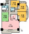 シャルマン古江の間取り画像