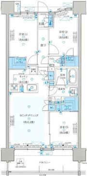 センチュリー葛西グリーンフィールドの間取り画像
