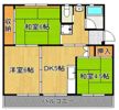 ビレッジハウス本城2号棟の間取り画像