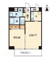 アルファレガロ錦町の間取り画像