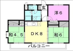 コモダマンションの間取り画像