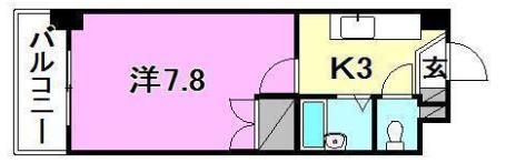 カーザ・ビアンカ道後の間取り画像