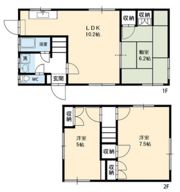 佐方本町戸建の間取り画像