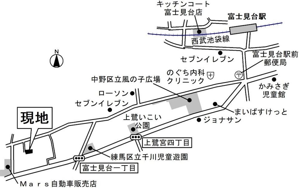 近くに施設あり
