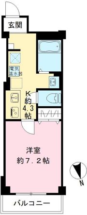 ゴールド中村橋の間取り画像