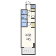 S-RESIDENCE難波Brillerの間取り画像
