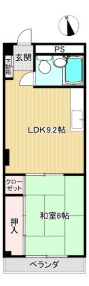 泰久マンションの間取り画像
