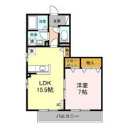 セジュール余川の間取り画像