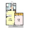 セジュール余川の間取り画像