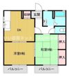 ハイム三原の間取り画像