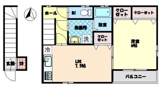 メゾン富田橋Ⅱの間取り画像