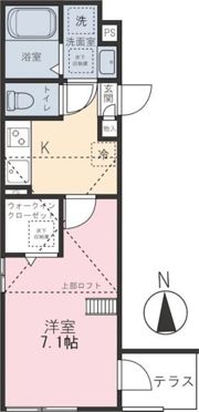 STACK南田中の間取り画像