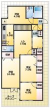 渡辺マンションの間取り画像