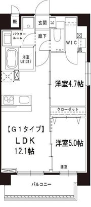 カサス・ガーデンの間取り画像