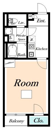 クレイノCrystalの間取り画像