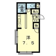 ラージヒル月出の間取り画像