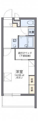 レオパレススリーアローズの間取り画像