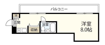 第9シティビルの間取り画像