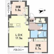 セントリビエ 和光の間取り画像