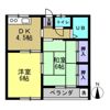 コーポ高柳の間取り画像