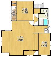湯川2丁目戸建の間取り画像