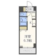 エルミタージュ難波南Vの間取り画像