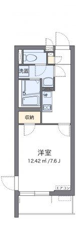 クレイノアウリィ仲六郷の間取り画像
