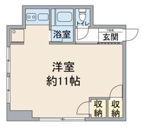 須賀町マンションの間取り画像
