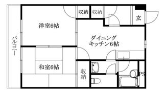 サザン歩行町の間取り画像