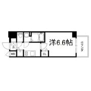 プレサンス天神橋スカイルの間取り画像