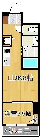 MERVEILLE・三萩野の間取り画像