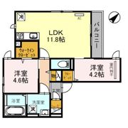アムールメゾンⅡの間取り画像