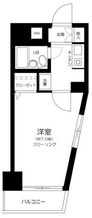 エクセリア新宿の間取り画像