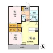 ルーチェ南八幡の間取り画像