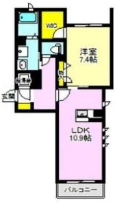グラティア上中居の間取り画像