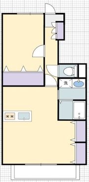 メモリーハイツの間取り画像