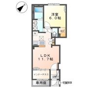 （仮）江田町新築アパートの間取り画像