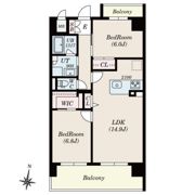 クレスティークAYAの間取り画像