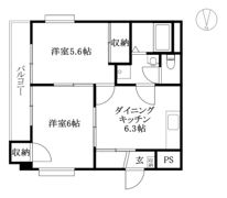 プリマルーチェ朝生田の間取り画像