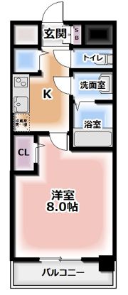プレサンスNEO大和田STATIONベゼルの間取り画像