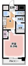 プレサンスNEO大和田STATIONベゼルの間取り画像