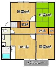 ウィンディア赤坂A棟の間取り画像