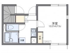 レオネクストケーズキューブ川名の間取り画像
