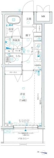 リガーレプレズント氷川台の間取り画像