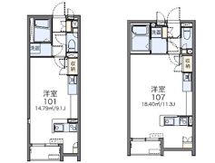 レオネクストグランビュー清水山の間取り画像